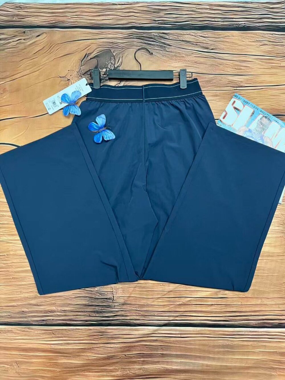 New💥ALO Yoga Suit Up Pants Navy | Regular 30" Inseam XS - Picture 5 of 7
